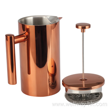 Stainless Steel Double Wall Coffee Maker